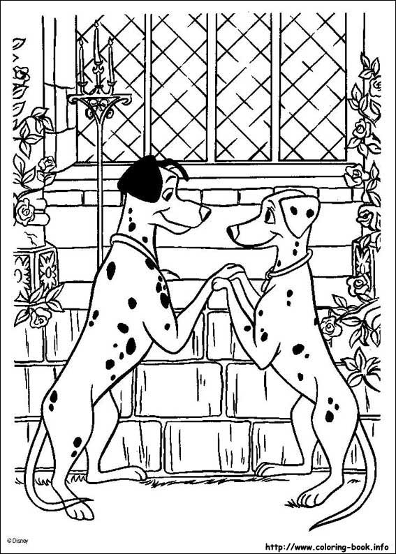 101 Dalmatians coloring picture